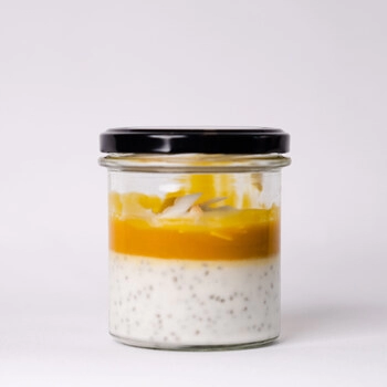 pudín de chía con mango y coco 200 g
