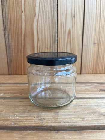 steklen kozarec na navoj mali