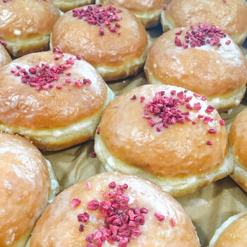 veganski pirin krof malina