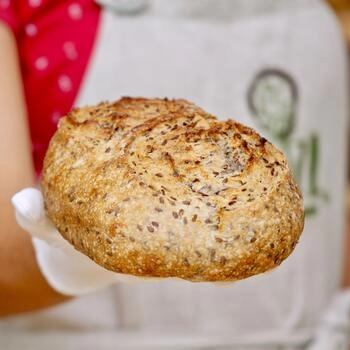 flaxseed bread (wheat) 550 g